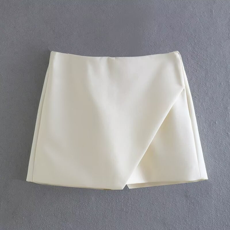 Dame mode wrap shorts lavet af højkvalitets, elastisk materiale Skovae