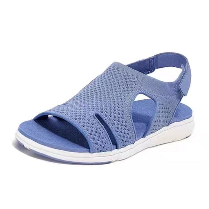 Dame åndbare sandaler med justerbar rem og ergonomisk sål Stilla