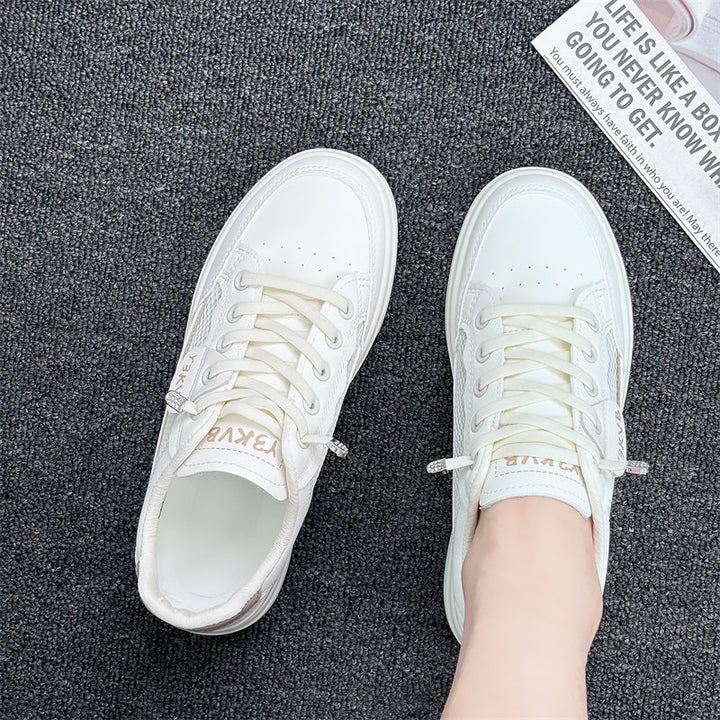 Dame Sporty Fritids-sneakers med åndbar netstruktur og komfortabel dæmpning Stilla