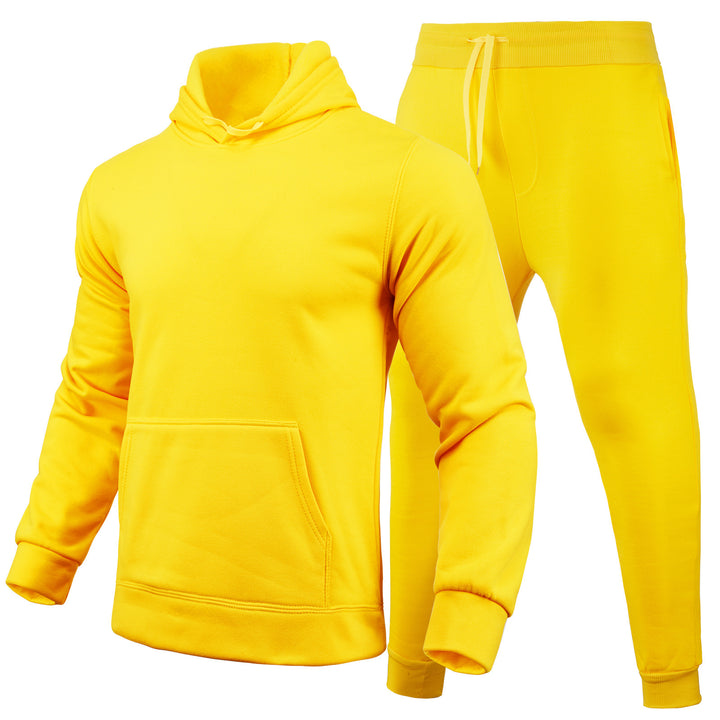 Kvinders sporty hoodie og jogger sæt lavet af højkvalitets bomuldsblanding Skovae