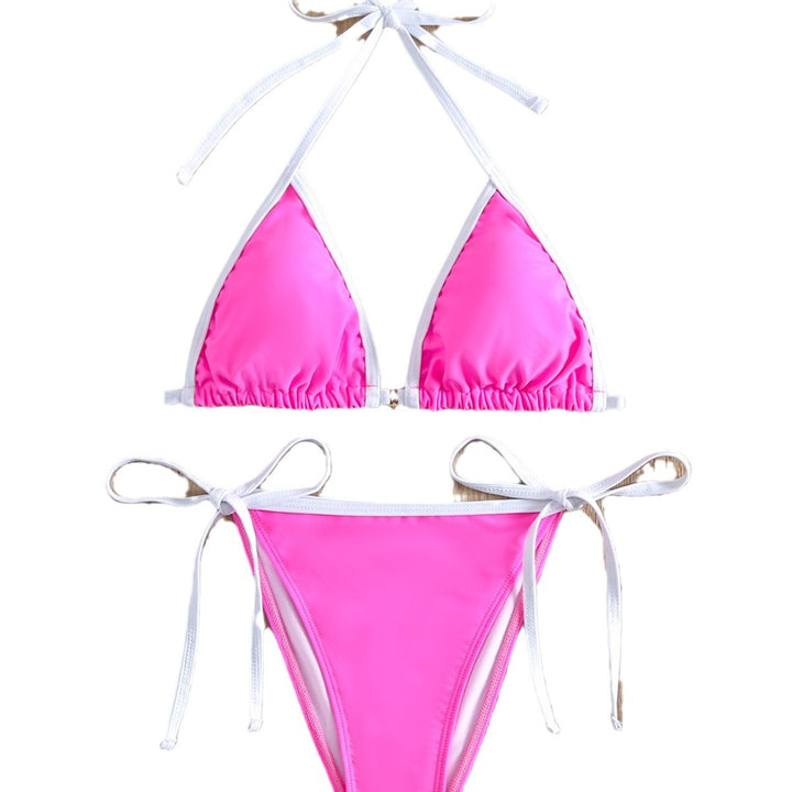 Dame Trendy Justerbart Trekant-Bikini-Sæt Stilla