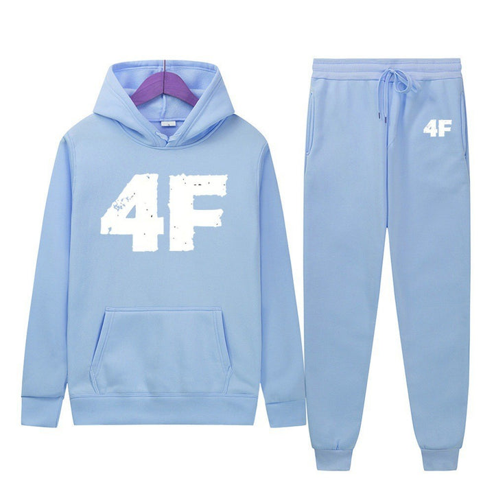 Kvinders hoodie og joggers sæt med sporty komfort Skovae