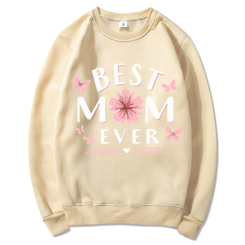 Kvinders sweatshirt med legende yndlingsudsagn og blomsterdesign Stilla