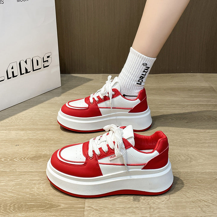 Dame Chunky Sneakers i sporty design med tyk plateau og robust overmateriale Stilla