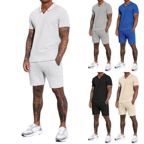 Herrer Sporty Polo skjorte med struktureret tekstur Stilla
