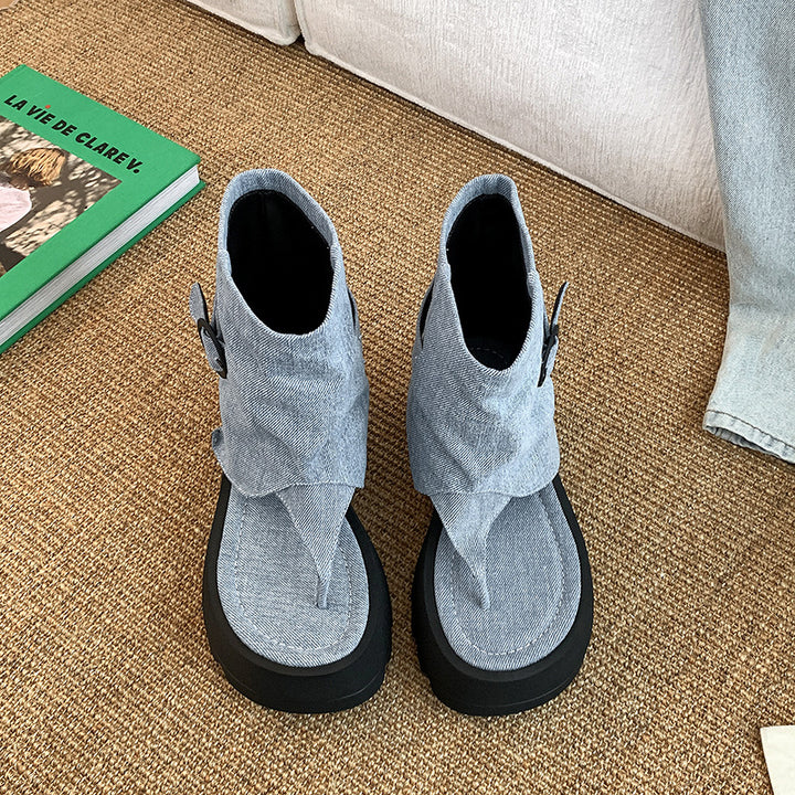 Femme Moderne Ankler støvler med indviklet design Stilla