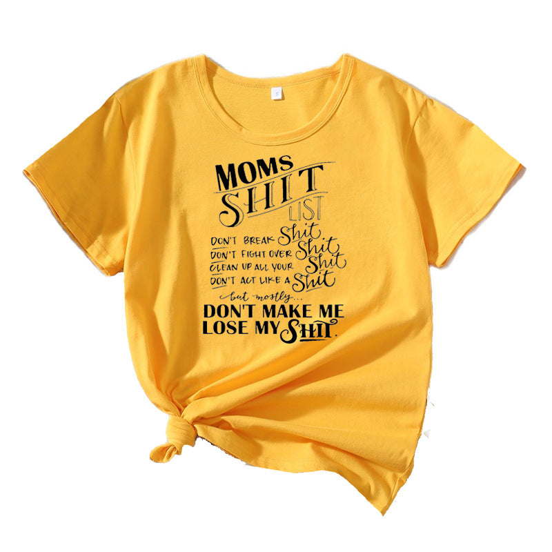 Dame Casual Grafik T-shirt Stilla 1751262401