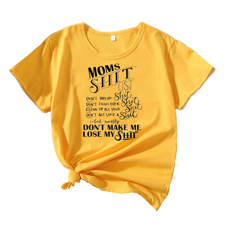 Dame Casual Grafik T-shirt Stilla 1751262401