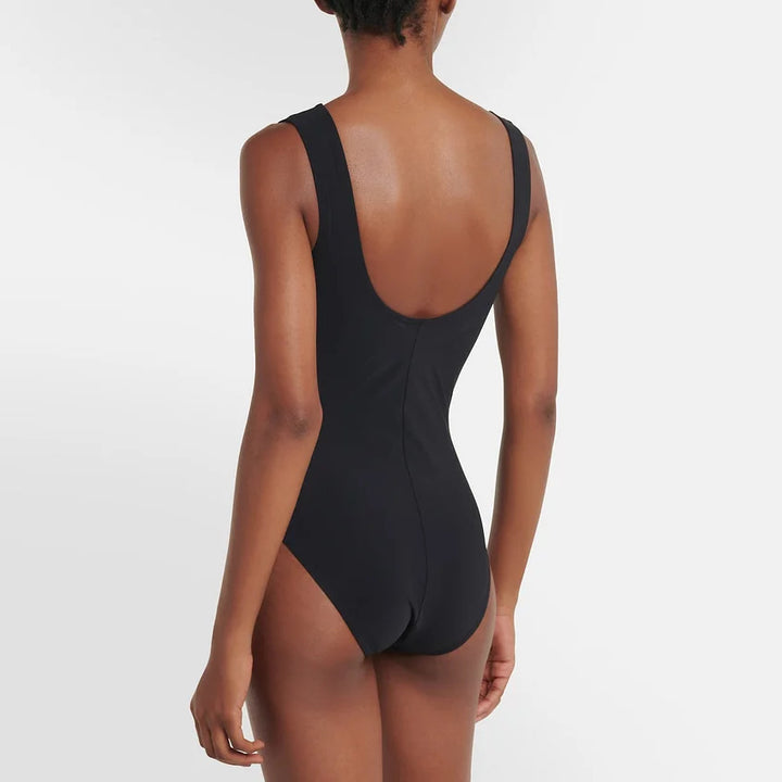 Damer elegant V-udskæring bikini med stilfuld omslagsskørt Skovae