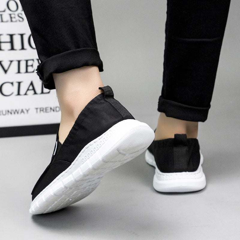 Femme Casual Elastisk Slip-On Sneakers Stilla