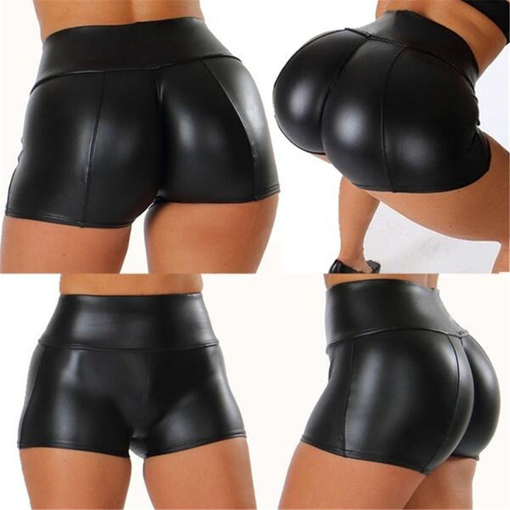Dame Høj Talje Skinnende Sportshorts Stilla