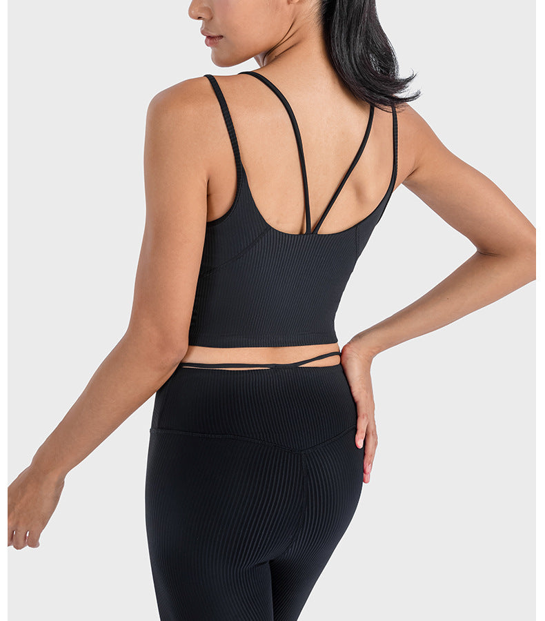 Stilla | Back Yoga Top Åndbar & Figurvenlig