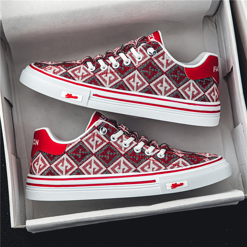 Femme stilfulde mønstrede sneakers Stilla