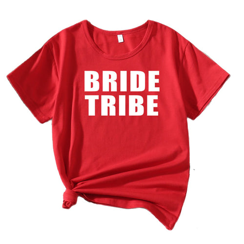 Kvinder Fritid Brudetribe Grafik T-shirt Stilla
