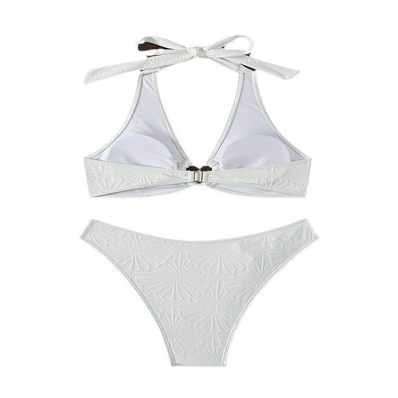 Dame Triangel-Bikini med hjerteudskæring Skovae