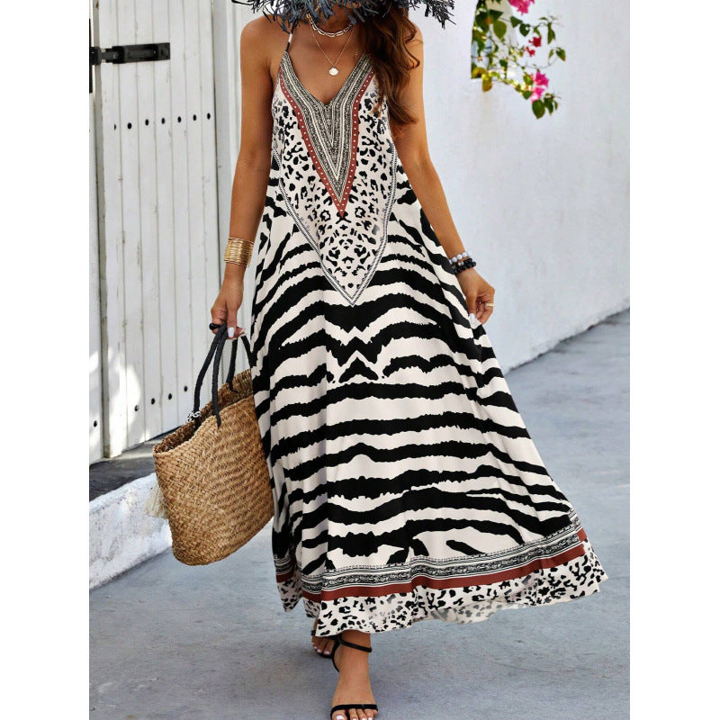 Dame Maxi-Kjole i Boho-Stil Stilla
