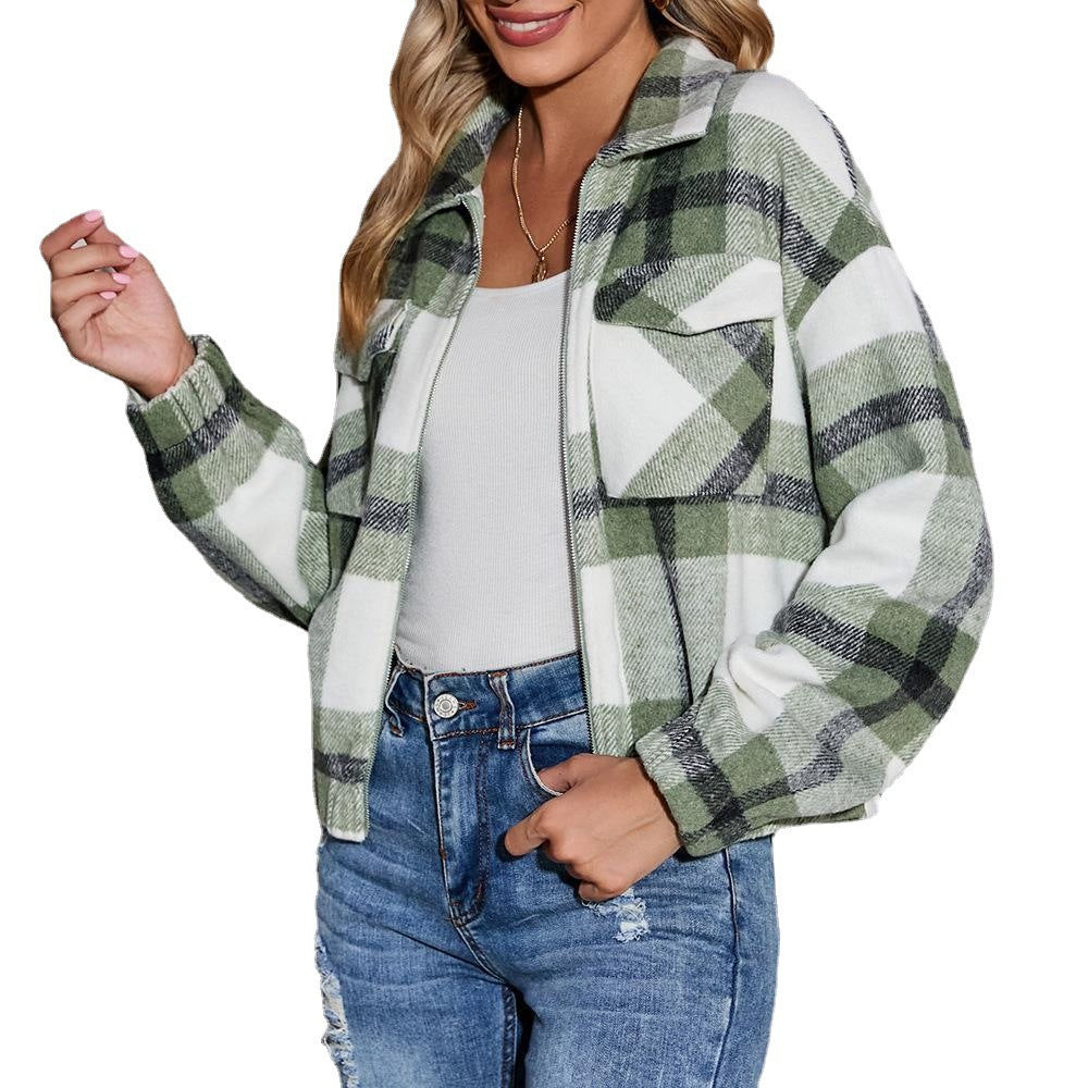 Damer Karo-Flanneljakke Stilla