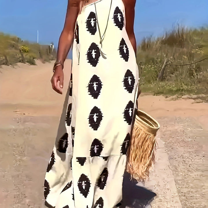 Kvinder Bohemian Print Maxi Kjole Stilla