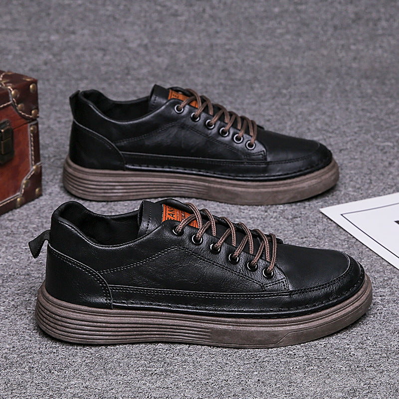 Herre Fritids Læder Ankel Sneakers Stilla