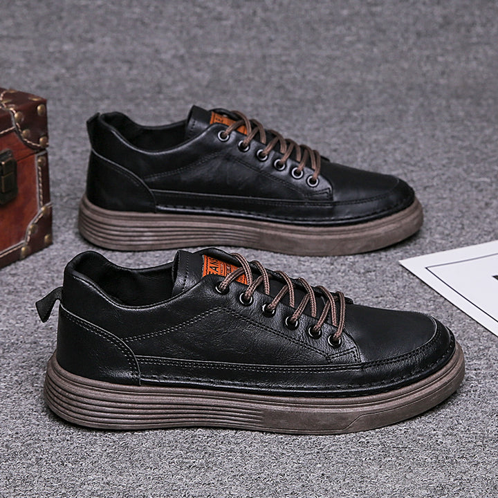 Herre Fritids Læder Ankel Sneakers Stilla