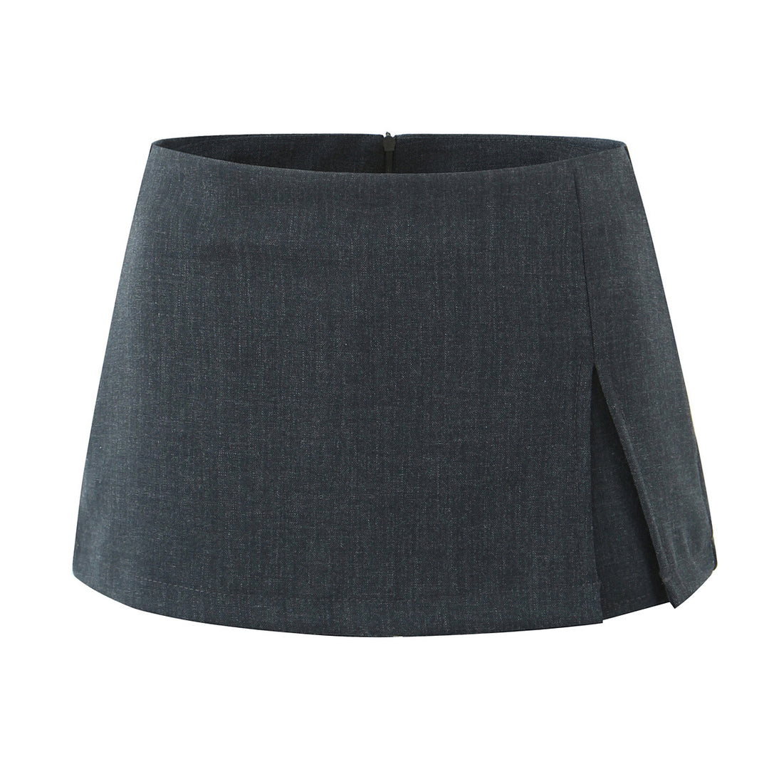 Dame sporty high-waist shorts med elegant snit og sidelæg Stilla