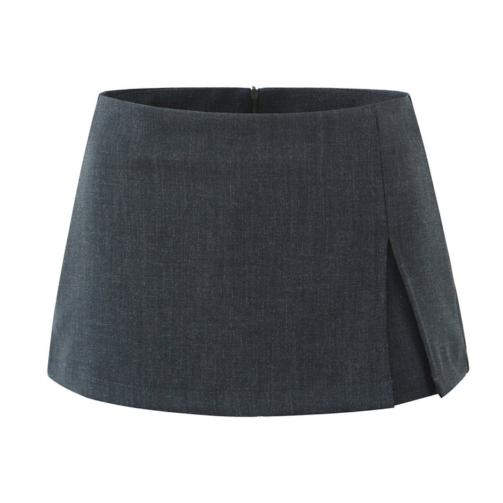 Dame sporty high-waist shorts med elegant snit og sidelæg Stilla