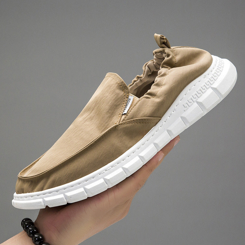 Femme Casual Elastisk Slip-On Sneakers Stilla