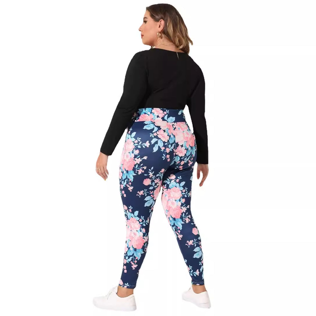Dame Blomsterleggings Skovae