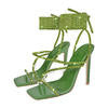 Femme Strappy High-Heel Sandaler med dekorativ ankelindpakning Stilla