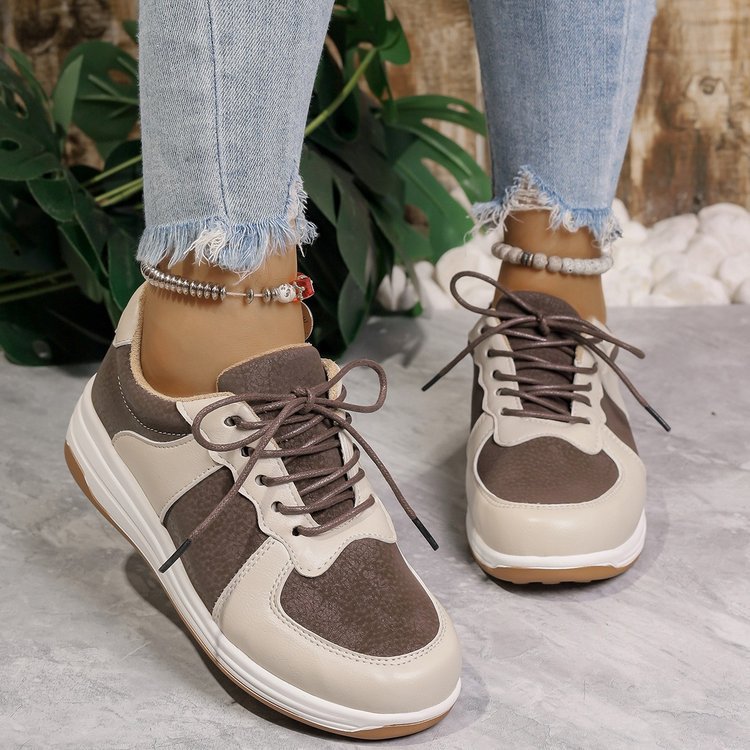 Dame Sporty Komfort-Sneakers med åndbart overmateriale og dæmpende sål Stilla