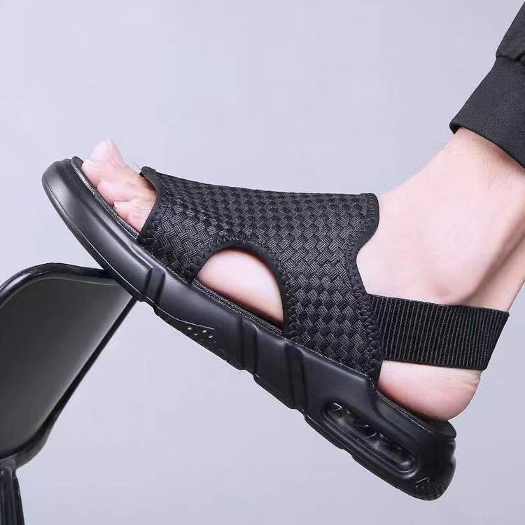 Dame Sporty Fritids-sandaler med luftig mesh-overflade og dæmpende sål Stilla