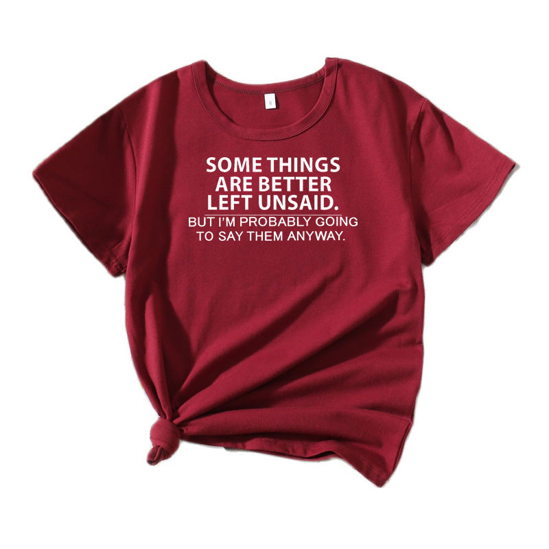 Kvinder Sjovt Statement Grafik T-shirt Stilla