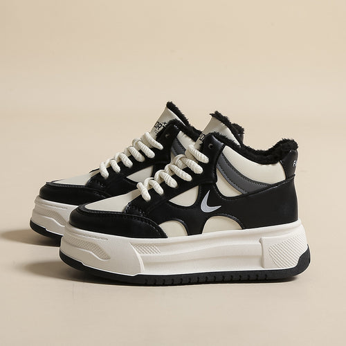 Dame Vinter Sneakers med fuzzy indersål og moderne design Stilla
