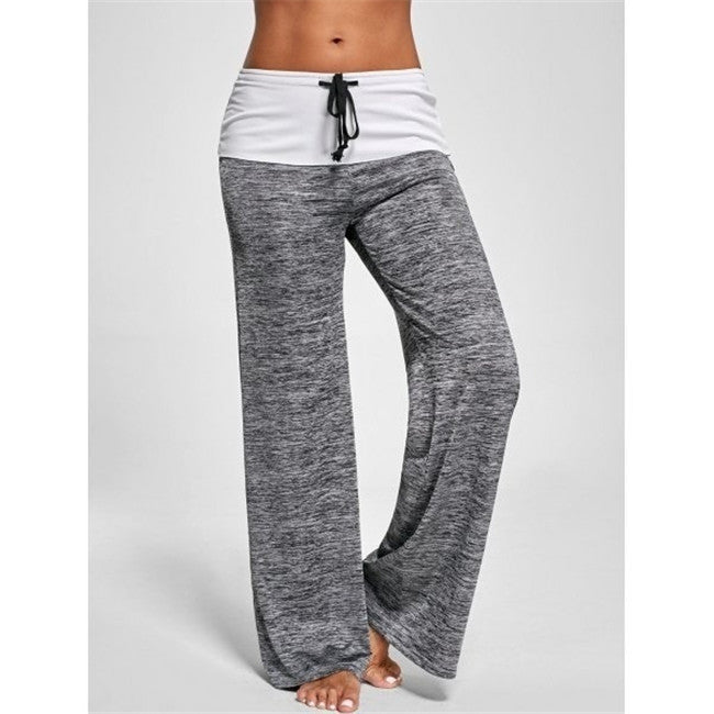 Dame bred fritidshose med justerbar talje og sidelommer Stilla