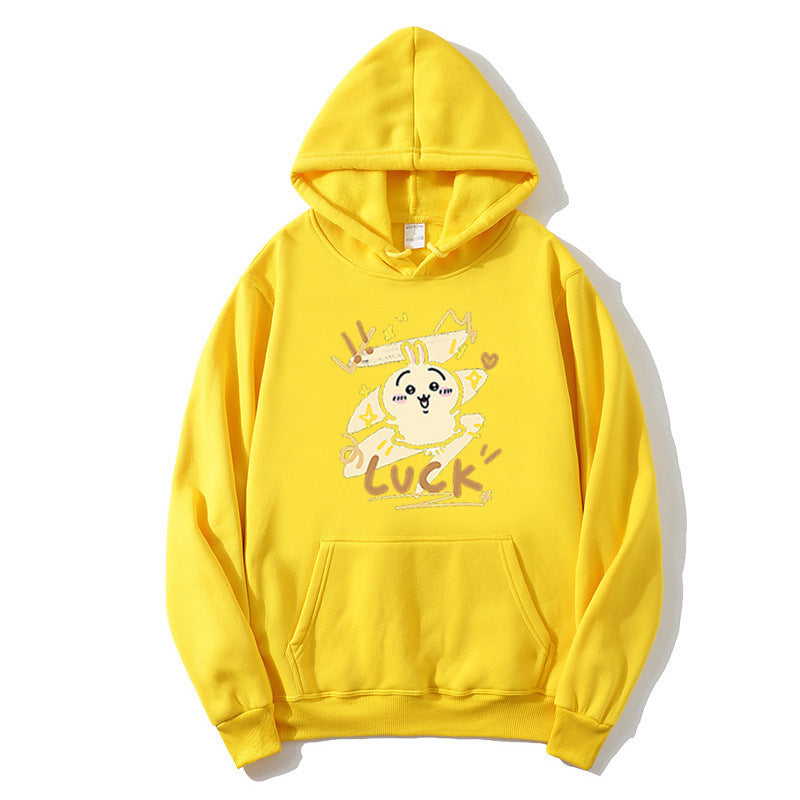 Kvinder hoodie med sjov kanin design Skovae