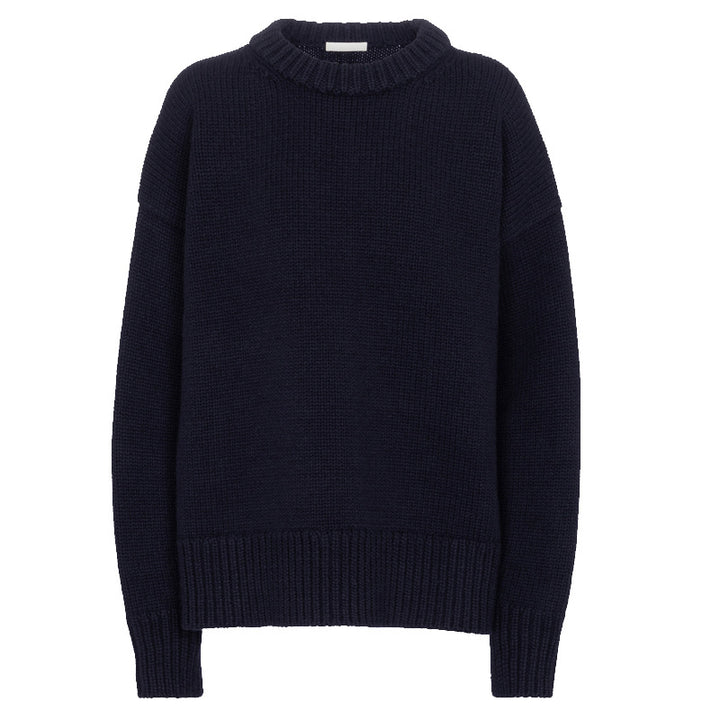 Dame Dejløs Sweater med høj krave og afslappet snit Stilla