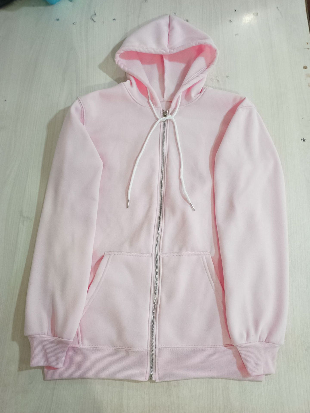 Dame oversized hoodie jakke med praktiske lommer Skovae