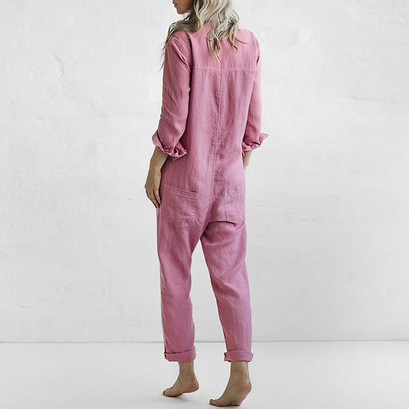 Dame Komfortabel Casual Overall Stilla