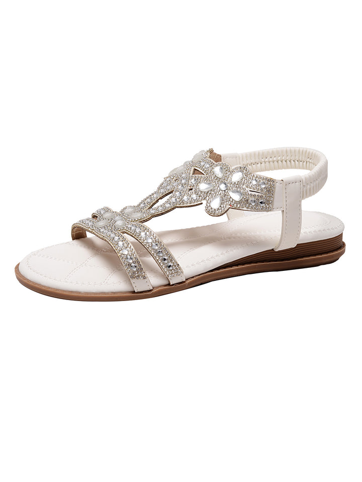 Dame Strass Sandaler Stilla