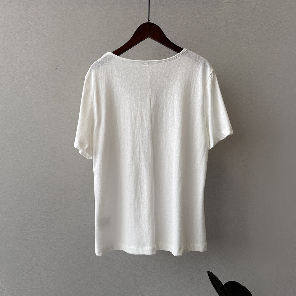 Dame luftig, oversized T-shirt lavet af bæredygtigt materiale Stilla