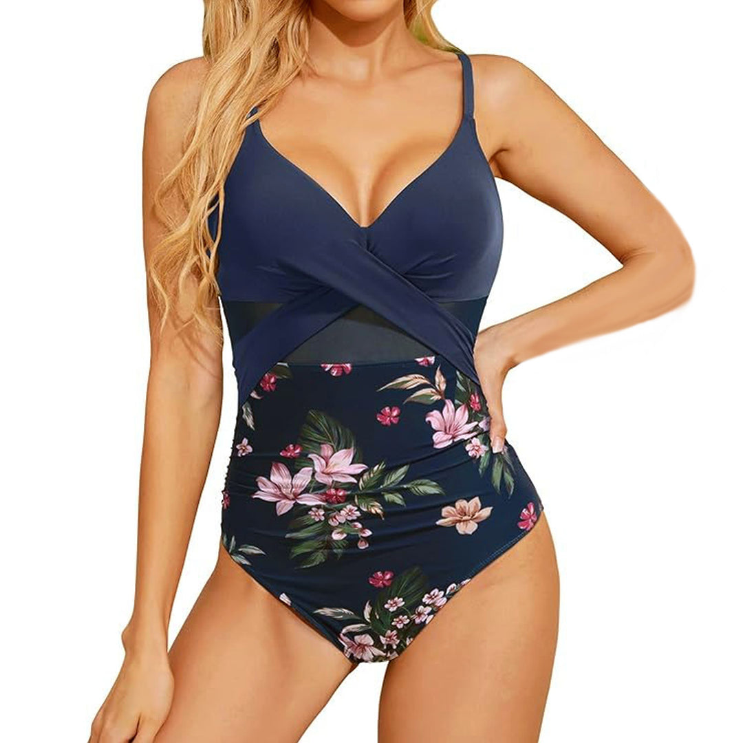 Dame Kvalitets Én-delt Badetøj med trendy Cut-Out-detaljer Skovae