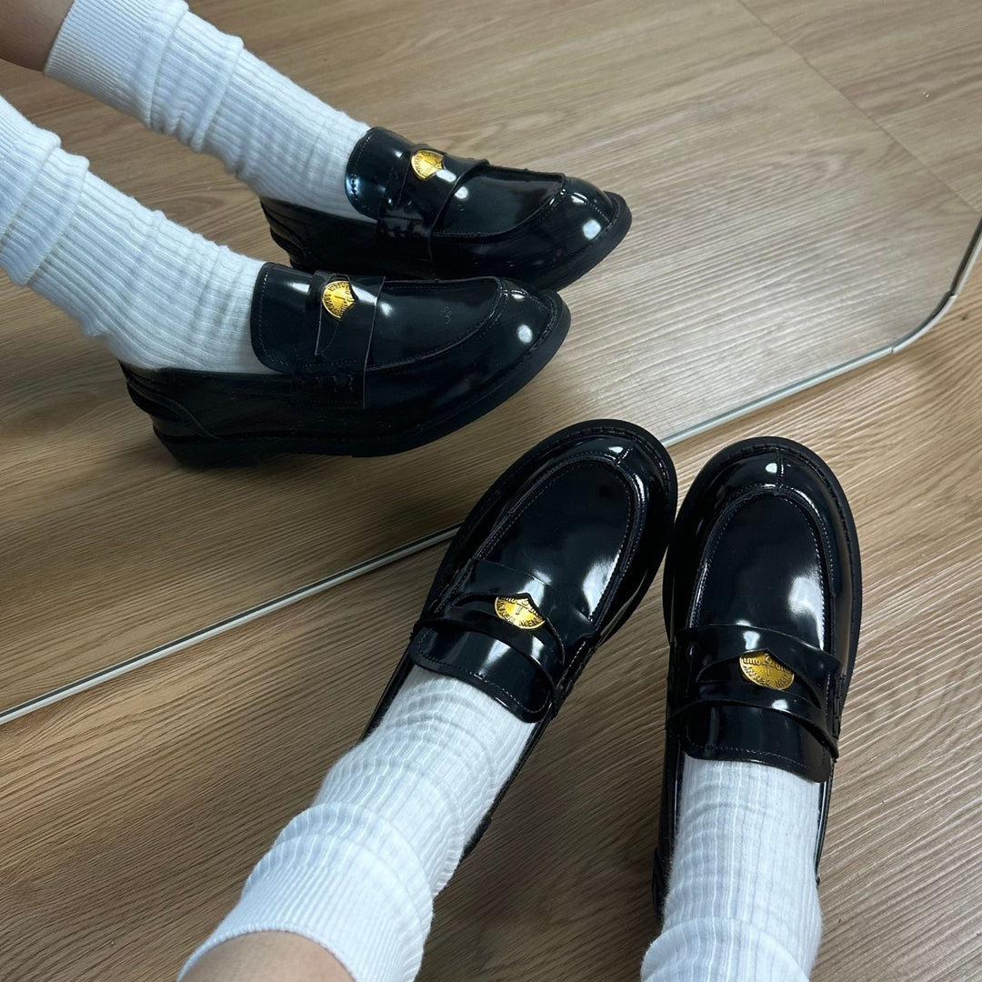 Herrer klassiske læder slippers Stilla