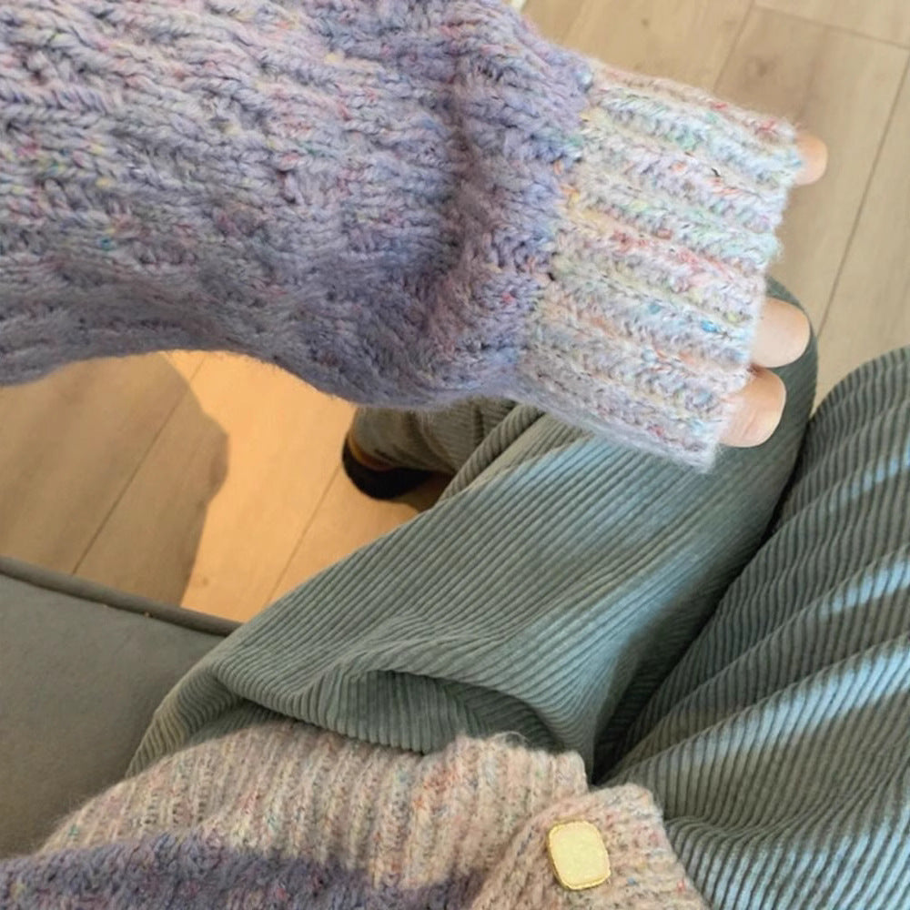 Kvinders hyggelige cardigan med knapdetaljer Stilla