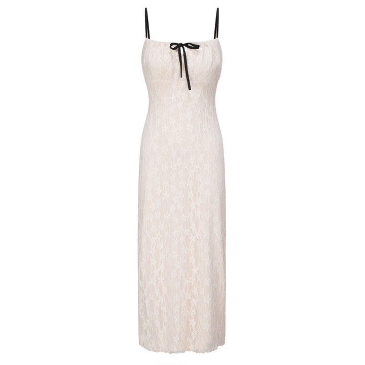 Femme Elegante Spidse Maxi Kjole Stilla