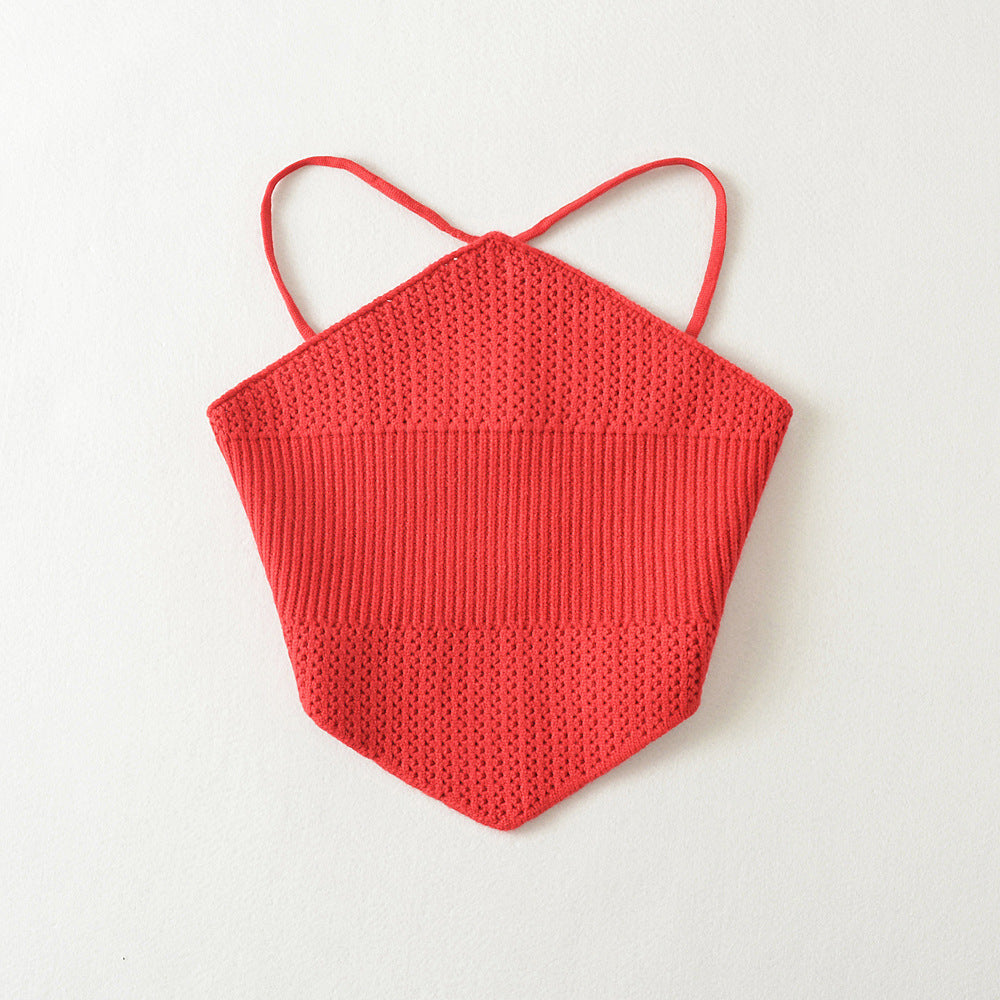 Dame tanktop med stilfuldt netdesign og fashionable volangdetaljer Stilla