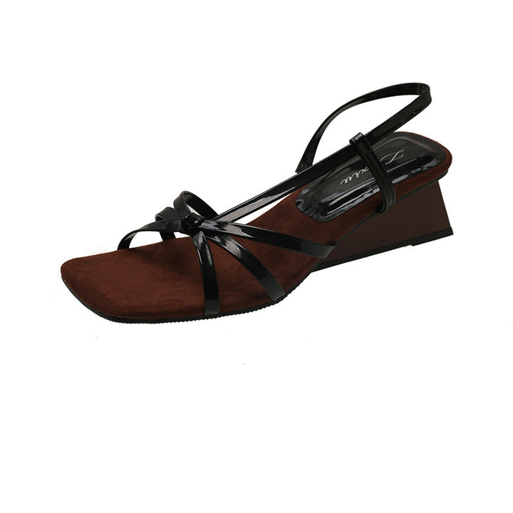 Damer Elegante Åben Tå Slingback Vrist Sandaler Stilla