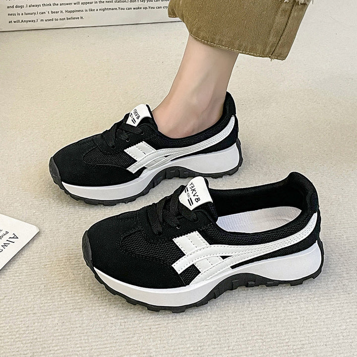 Dame Trail-Sneakers med skridsikre gummisåler og åndbart mesh-overflade Stilla