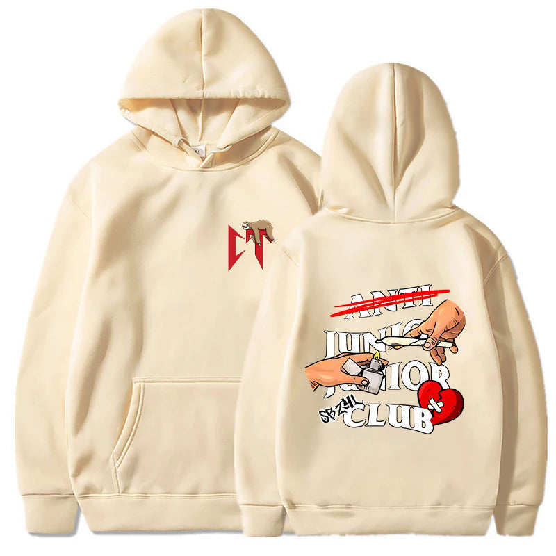 Dame hoodie med original grafisk design og komfortabel pasform Skovae