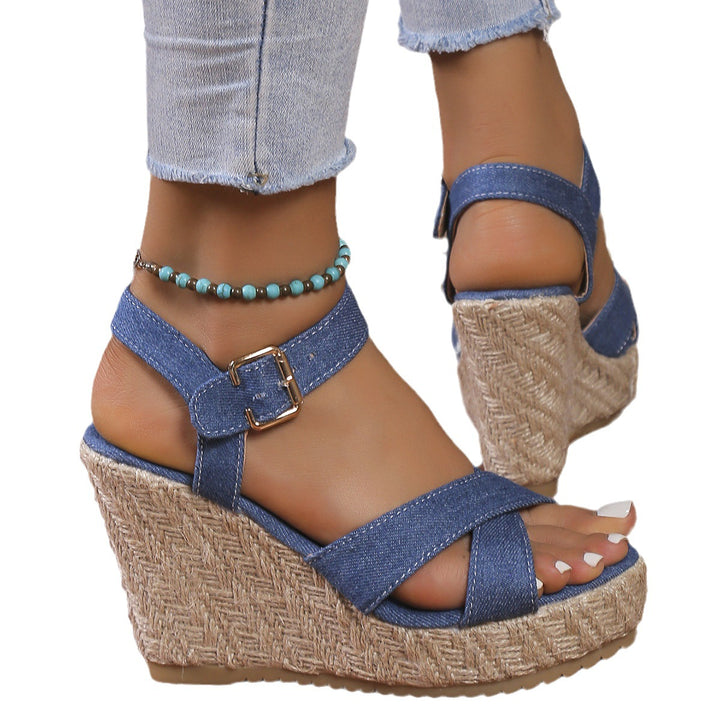 Dame mode Espadriller med justerbar rem Stilla