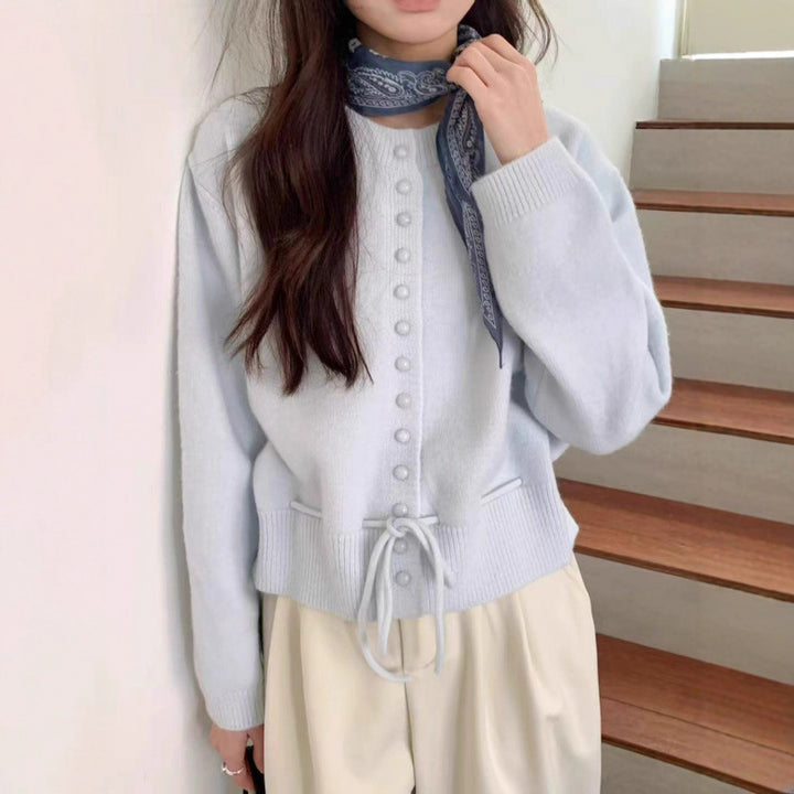 Kvinder casual cardigan med knapper Stilla